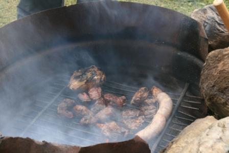 Grillrind statt Weihnachtsgans.